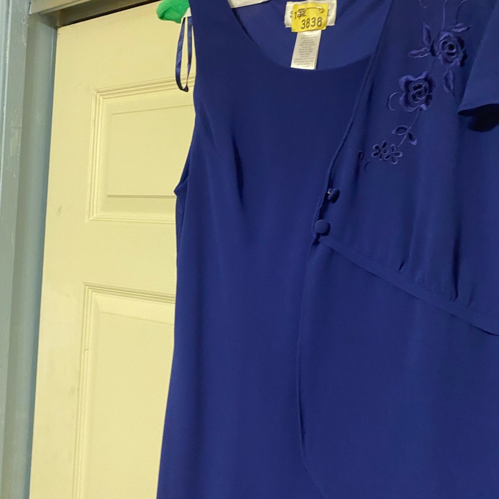 Purple dress for a party or wedding.